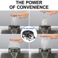 Glass Rinser Kitchen Sink - Bottle Washer, Kitchen Sink Cup Rinser, Faucet Glass Washer Cleaner Attachment Accessory for Sink, Glass Rinser for Kitchen Sinks, Automatic Cup Washer for Sink, Fast Cleaning Faucet Bar Glass Rinser, Kitchen Sink Sets. 