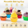 12/6/3/1pcs Cake Mold Round Muffin Cupcake Baking Molds Kitchen Cooking Bakeware DIY Cup Cake Maker Decoration Tools. 