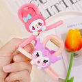 Sanrio Cute Children's Hairpin Kuromi Melody Cinnamoroll Cartoon Pink Hair Clip All-match Accessories For Kids. 