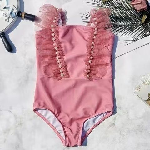 Girl Swimsuit2023New Princess Style Baby Children's Swimsuit Girls