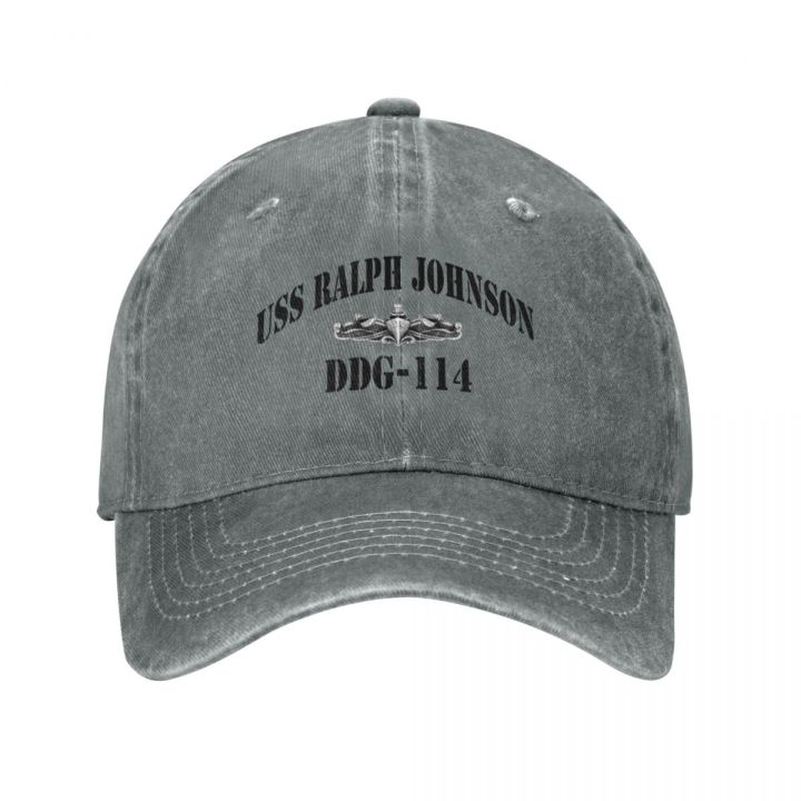 USS%20RALPH%20JOHNSON%20(DDG-114)%20SHIP'S%20STORE%20Baseball%20Cap%20Golf%20Hat%20Man%20Snap%20Back%20Hat%20Men's%20Baseball%20Women's%20-%20Image%202