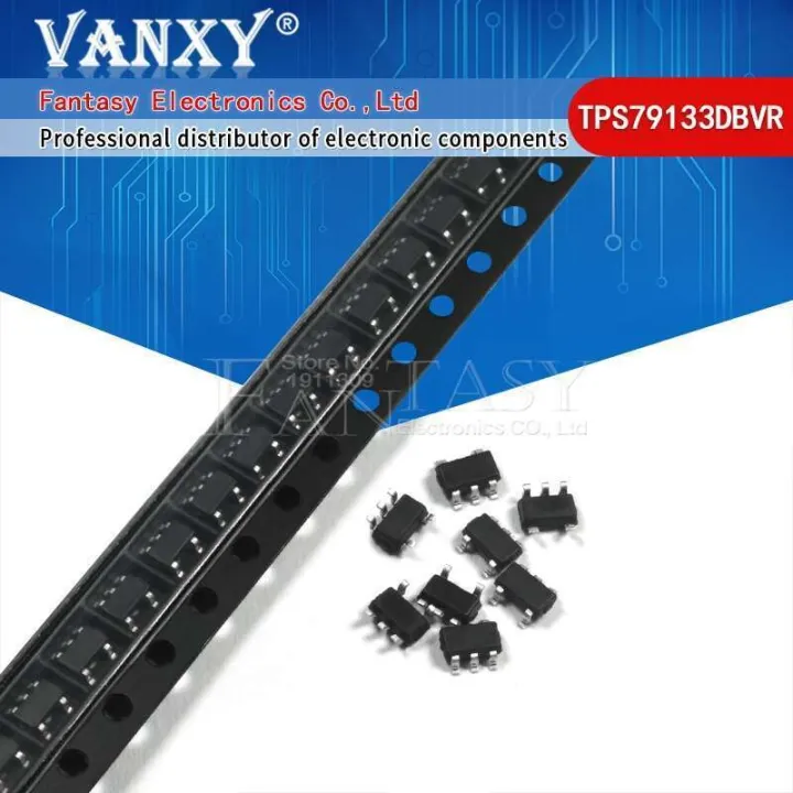 10PCS TPS79133DBVR SOT23-5 TPS79133 Low dropout voltage regulator 100mA ...