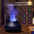 Portable Cool Mist Usb Led room h2o fire flame air humidifier Aroma Essential Oil Diffuser air mini humidifier. 