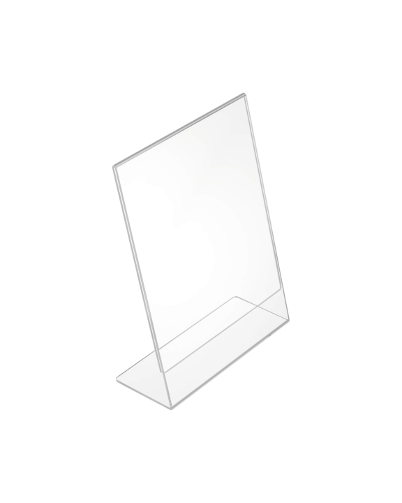 Acrylic Sign Holder / Clear Acrylic Leaflet Display Stand / Plastic Sign Holders / Plastic Brochure Holders / Paper Display Sign Holders / Signage Display Stand / A4 Sign Holder / A5 Sign Holder 1pc