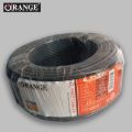 ORANGE 7/0.53mm CU/PVC/PVC FLAT TWIN (2×1.5mm2) DOUBLE  SOLID CABLE 10M (3/.036) Wire CABLE 10m. 