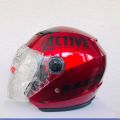 U.P. 2  Active Red Black  Motor Bike Helmet SLS Certified. 