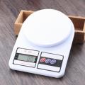 10kg/1g Digital LCD Electronic Kitchen Scale Food Weighing Postal Scales 10000g White Kitchen Automatic Measuring Tools Low battery. 
