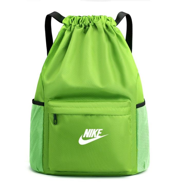 Super Lightweight Sports Bag Ball Bag Basketball Bag Net Pocket Ball Bag Student Backpack Drawstring Bag Wet and Dry Dual-Use Swim Bag Gym Bag