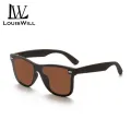 LouisWill Men Sunglasses TAC Polarized Sunglasses UV400 Sunglasses Day Night Dual Use Unisex Fashion Sunglasses Fashion Personality Sunglasses Safety Driving Sunglasses Light Weight Sun Glasses for Men Women. 