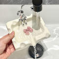 Ceramic Soap Dish Easy Clean Decorative Light Luxury Soap Box Cute Ceramic Soap Holder for Bathroom Accessory Home Decor Gift Idea Kitchen Use Hygiene Product. 