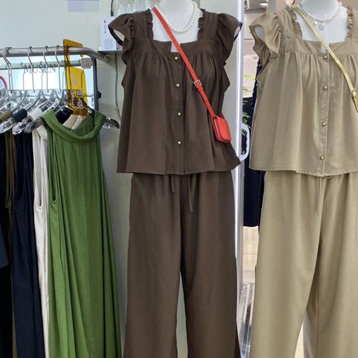 Little%20Seven%20Small%20Man%20Mori%20Style%20Suit%202024%20Summer%20New%20College%20Sweet%20Flying%20Sleeve%20Short%20Sleeve%20Pants%20Two-Piece%20Suit%20Fashion%20-%20Image%203