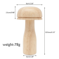 Darner Sewing Tool Kit with Mushroom Shape Wooden Wood Color for Socks Pants Sweaters DIY Sewing Crafts. 