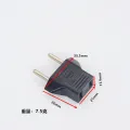 2021 New In Stock 2 Pin to 2 Pin China / US to EU Travel AC Power Socket Plug Adapter Converter. 