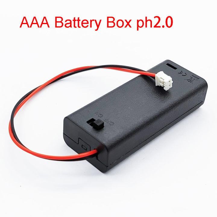 5Pcs AAA Holder With 2P PH2.0 AAA Case AAA Box With ON/OFF 2Slot ...