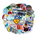 50PCS Pieces Programming Language Internet Geek Programmer DIY Graffiti Toy Sticker for Scrapbook Laptop. 
