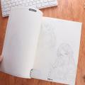 Novice Zero Basic Manga Sketching Tutorial Tracing Practice Comics Line Draft Book Anime Sketch Drawing Anime Hand Drawn Book School. 