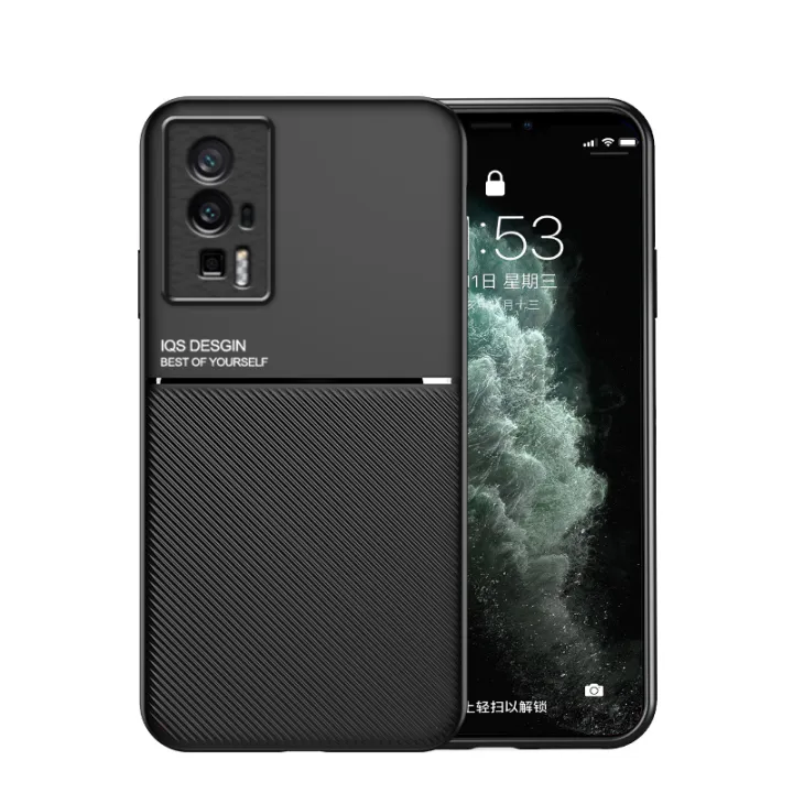 Lenuo%20Case%20For%20Xiaomi%20Redmi%20K60%20Casing%20Anti-fall%20Soft%20Non-slip%20Silicone%20Grain%20Back%20Cover%20-%20Image%204