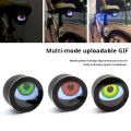 Durable Waterproof Demon Eyes Bike Tail Light Wireless Control USB Charging Bicycle Devil Eyes LED Light Programmable Eyes Rear Bike Lights Cars Retrofit Kit. 