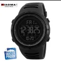 Piaoma Waterproof Watch Digitel Black Strap with Gold Case model 1251. 