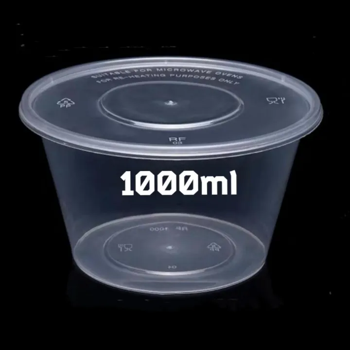10pcs%201000ml%20Disposable%20Container%20Plastic%20Clear%20Cup%20With%20Lid%20For%20Storage%20Sauce,%20Jelly,%20Yogurt,%20Mousse%20Cups%20&%20Bowls%20-%20Image%203