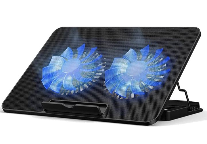 A2 Laptop Cooling Pad – Double Fan – Black