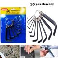 10 Pcs Hex key set( Allen Key) High Queality Tool Set. 