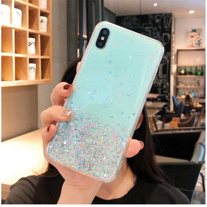 ThinkWay】Glitter Bling Star Sequins Case For iPhone Plus 7p