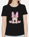 100% Cotton Girls Cute White T shirt Baby Minnie Mouse. 