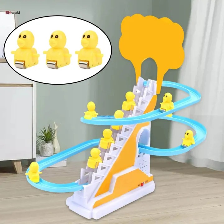 2x%203Pcs%20Roller%20Coaster%20Toy%20Accessories%20Slide%20Stairs%20Toy%20Spare%20Part%20Game%20Parts%20for%20Kids%20,%20Duck%20-%20Image%203