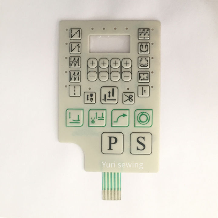 Wr Brand Hulong Zoje Control Box Panel Operation Board Membrane Keypad Switch Industrial Sewing Machine Spare Parts