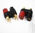 1 pcs 4mm Banana Socket Dual Female Terminal Binding Post For Speaker Amplifier Power Supply Binding Post. 