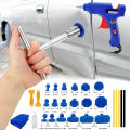 Body Unpainted Dent Repair Tool Set Auto Parts Mechanical Sheet Metal Slide Multi Size Suction Cup Puller Glue Kit. 