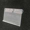 10PCS Plastic Sign Label Holder Wire Shelf Retail Price Tag Label Merchandise Sign Display Holder Stand. 