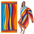Compact Towel Oversized Machine-Washable Microfiber Beach Towel Lightweight Pool Towel for Vacation Poolside Outdoor Travel. 
