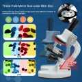 MICROSCOPE 0346|LED Lab Microscope Kit For Children Biology Microscope For Schoolboy Home School Science Educational Toy| |Infinity needs|. 