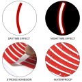 Adhesive Reflective Tape Cycling Safety Warning Sticker Bike Reflector Tape Strip Bicycle Motorcycle Sticker Decor. 