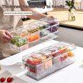Condiment Tray with 5 Removable Compartments. 