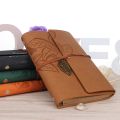 Retro Leaf Notebook School Office Stationery Diary Notepad Literature Pu Leather Note Book Traveler Journal Planners Gifts. 