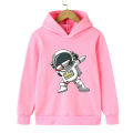 2023 pink kids astronaut cartoon clothes baby boys cotton shirt fashion cotton hoodie children spaceman tops undershirt. 