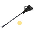 Complete Boys Lacrosse Stick Set 30in Boys Lacrosse Stick Set Aluminum Alloy Enhance Learning Durable with Non Falling Tail Cap for Practice. 