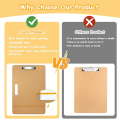 A3 Drawing Board, 46x36cm Portable Art Clipboard with Sturdy Clip. 
