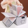 5 Layer / 3 Layer Multilayer Document Organizer Password Files Bag Briefcase Large Capacity Travel Documents Box Bag. 