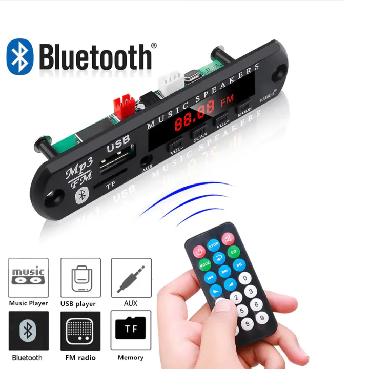 MP3%20Player%20Decoder%20Board%2012V%20FM%20Radio%20TF%20USB%203.5%20mm%20AUX%20Module%20V5.0%20Bluetooth%20Receiver%20Car%20kit%20Audio%20-%20Image%202