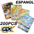 【DIV MALL】English Pokemon Cards Charizard Pikachu Vmax MEGA Vstar Letters Gift Game Collection Card Toy Holo Rainbow. 