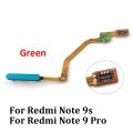 Original Fingerprint For Xiaomi Redmi Note 9 10 Pro 9s Poco X3 Pro M3 Home Button Fingerprint Menu Return Key Sensor Flex Cable. 