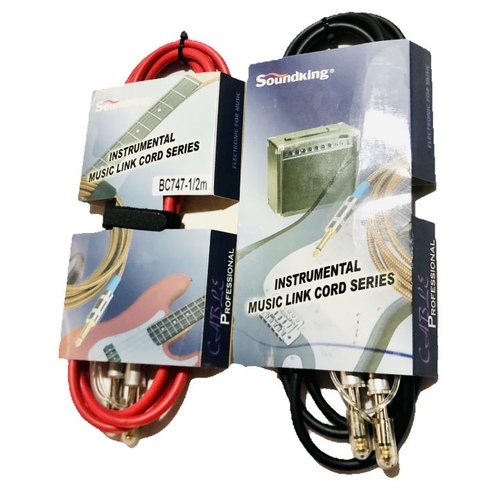 Soundking%20BC747%20Guitar%20Instrument%20Cable%202/5/10%20Mes%20Heavy%20Duty%20-%20Bass,%20Electric%20Guitars%20semi%20acoustic%20guitar%20cable%20-%20Amp%20Cord%20for%20Bass%20&%20Electric%20Guitar%20Soundking%202M/5M/10M%20-%20Image%208