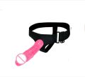 18+ Strapon Peniss Pink Color Length 18cm Width 3.5cm Silicon Jelly Dilddo With Belt Sex Toy. 