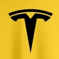 Tesla yellow Tshirt  unisex  tees  designer tees  crew neck  silver white  red  blue  black. 