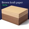 100/50 s High Quality A4 A3 Brown Kraft cardboard Paper DIY Handmake Card Making Craft Paper Thick Paperboard Cardboard. 