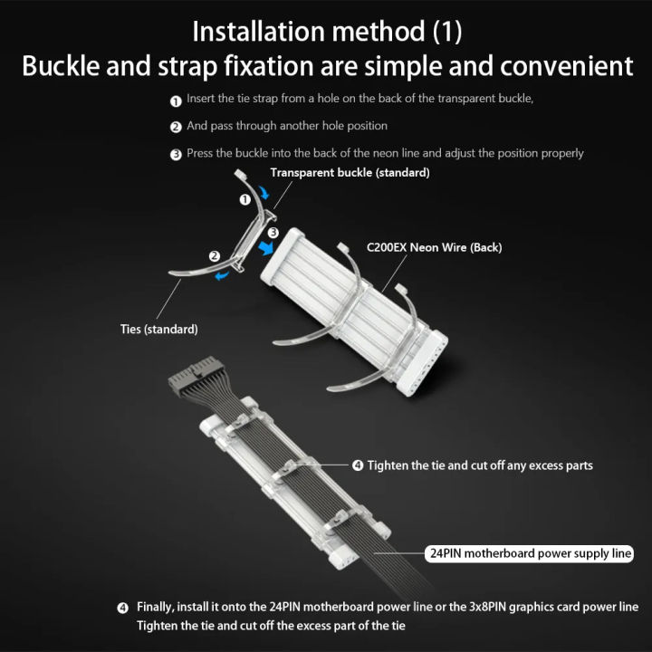 KOKKO%20COOLMOON%20ARGB%20LED%20Strip%20Light%20Fits%208PIN%2024PIN%20Power%20Cables%20DIY%20Lamp%20Bar%20Light%20Strip%20For%20PC%20Computer%20Case%20Chassis%20-%20Image%207